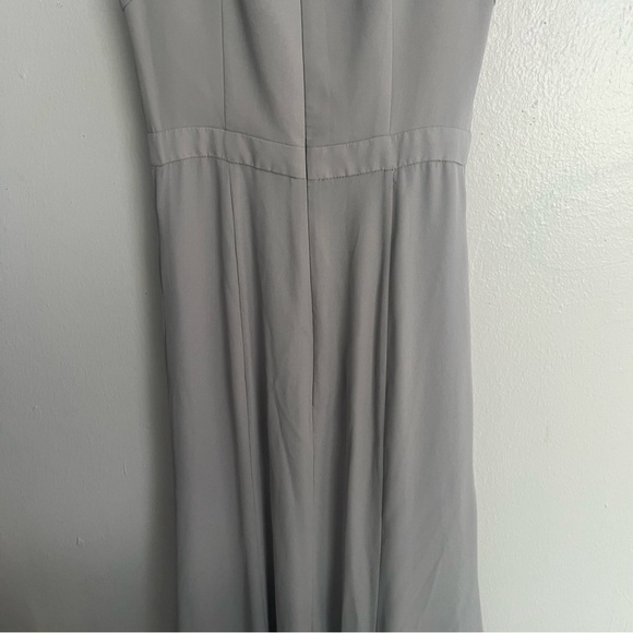 Fame and Partners Gray Cut Out Maxi Dress Size 2 - Picture 11 of 16